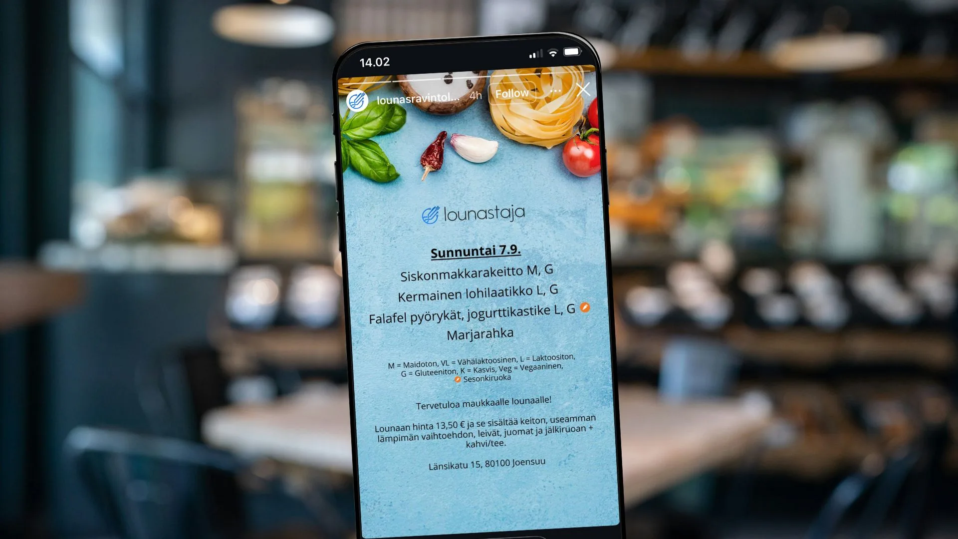 Lounasravintolan automaattiset FBIG tarinat nyt Lounastajassa