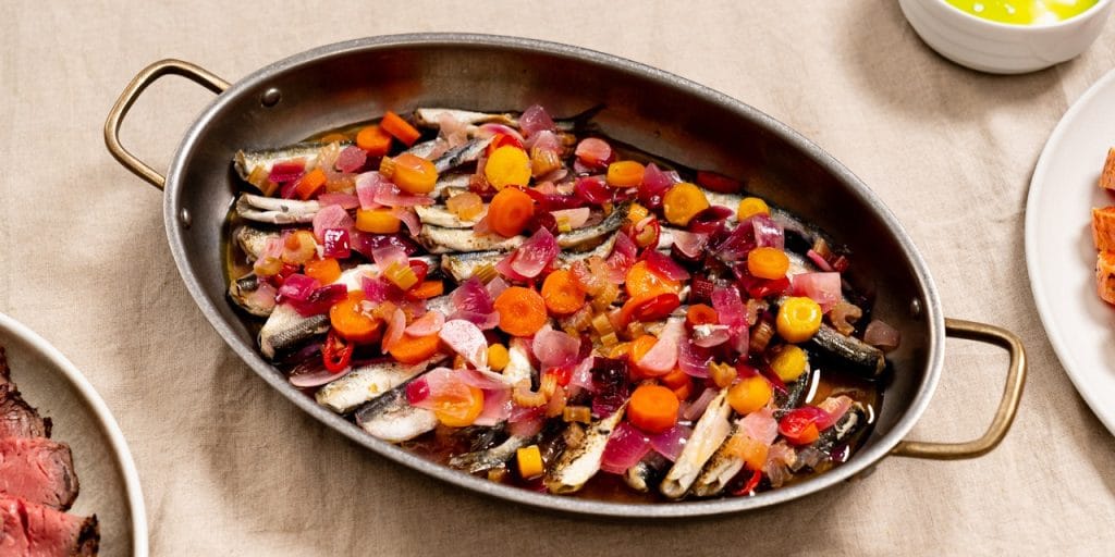 Hiilimuikkuja Escabeche